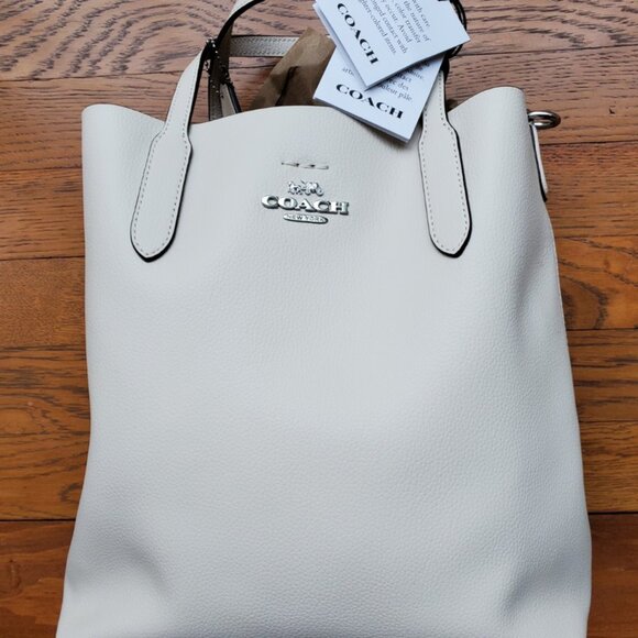Coach White Tote Bag - Picture 1 of 5